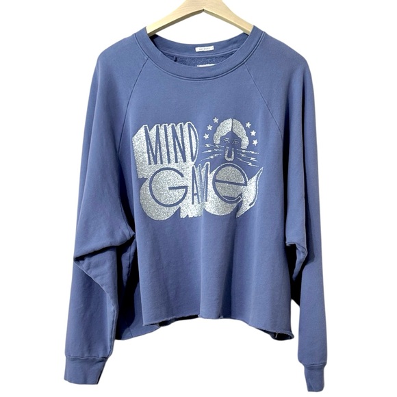 MOTHER Tops - Mother The Boost Crop Cut Off Sweatshirt Size XL